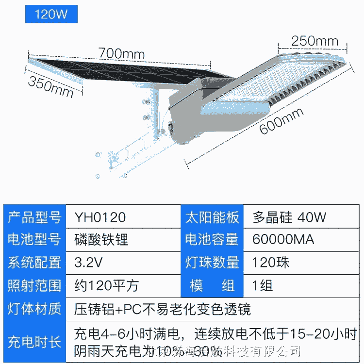 一體化太陽能路燈款式新穎量大從優